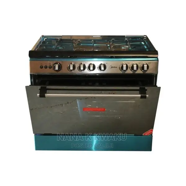Midea 5 Burner Gas Cooker With Oven Grill