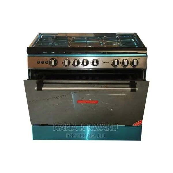 Midea 5 Burner Gas Cooker With Oven Grill