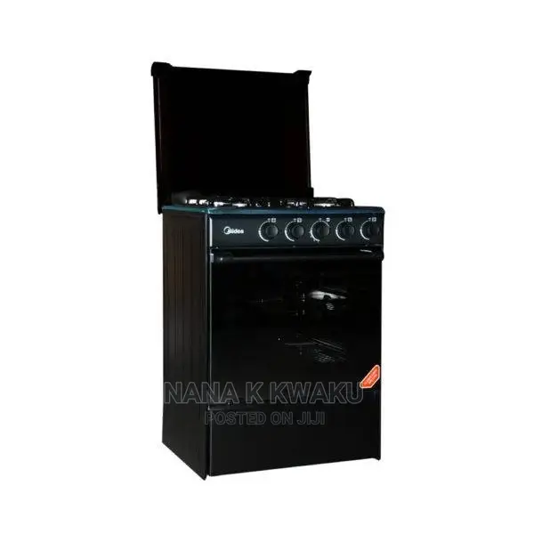 Midea 4 Burner Gas Cooker M-Sniper60-Black