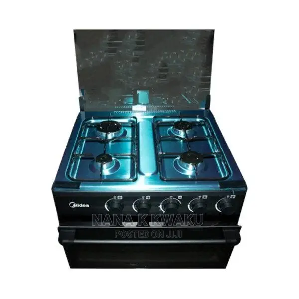 Midea 4 Burner Gas Cooker M-Sniper60-Black