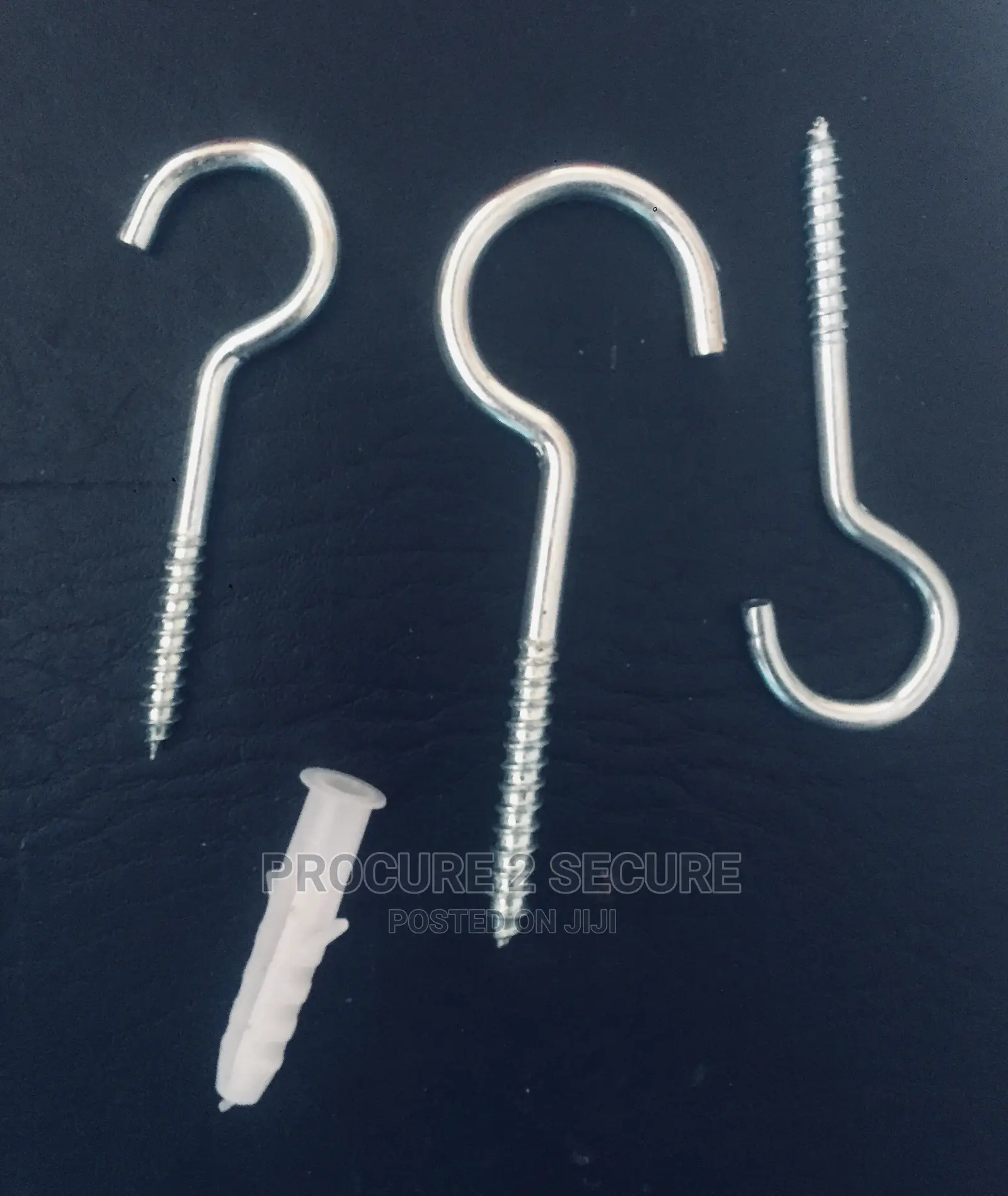 Hook and Wall Plug for Razor Wire