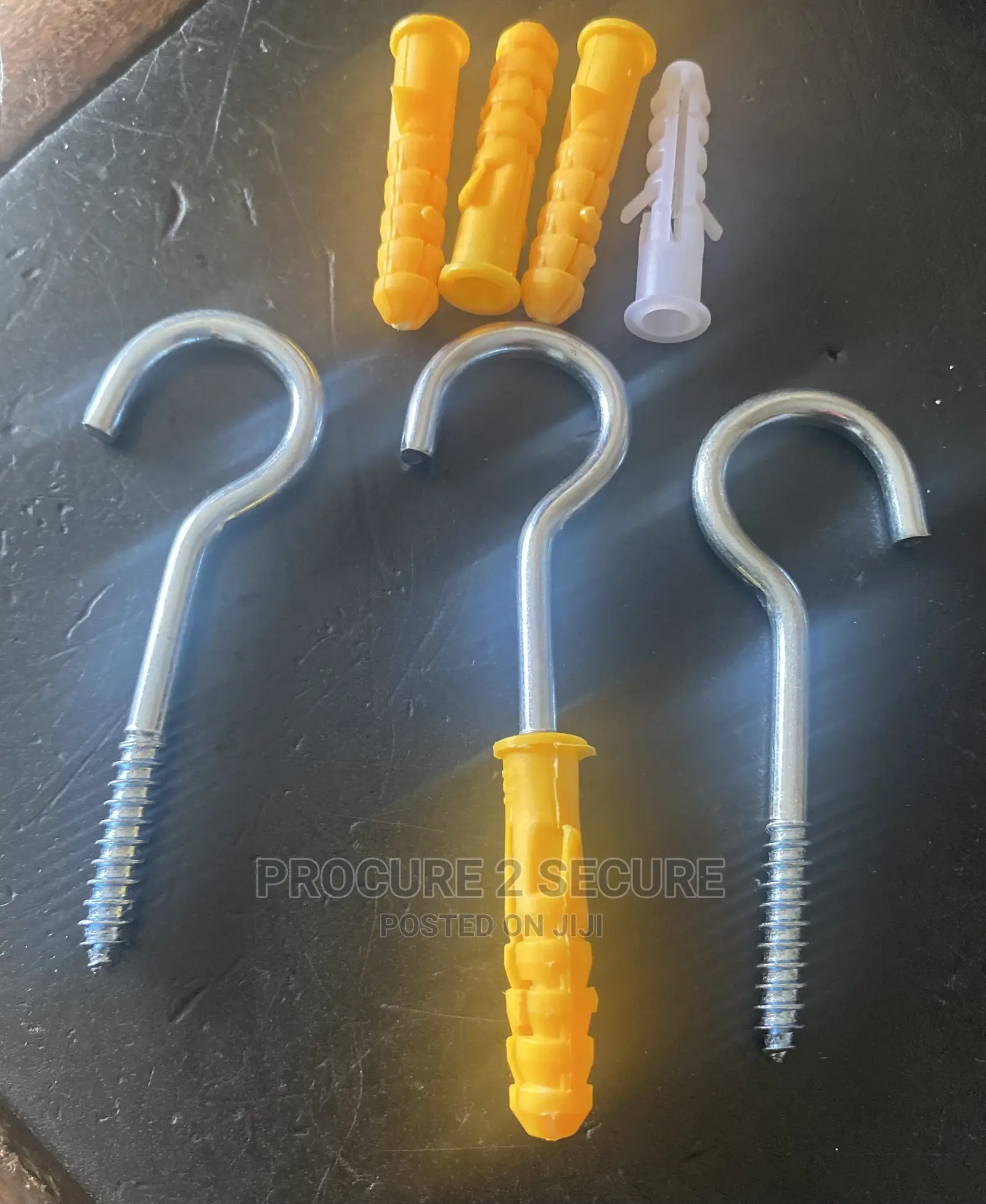 Hook and Wall Plug for Razor Wire