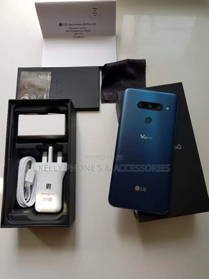 New LG V50S ThinQ 5G 128 GB Black
