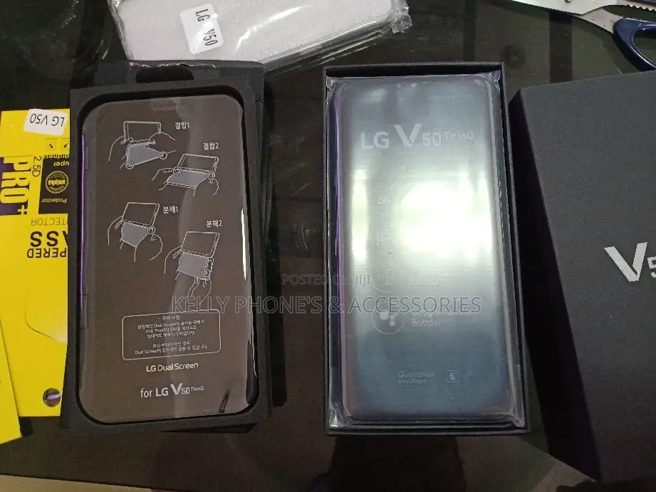 New LG V50S ThinQ 5G 128 GB Black