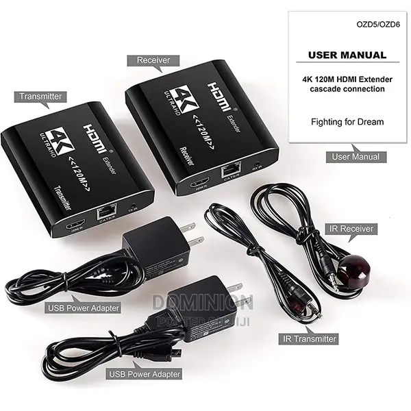 HDMI 120m Extender Over CAT6 UTP