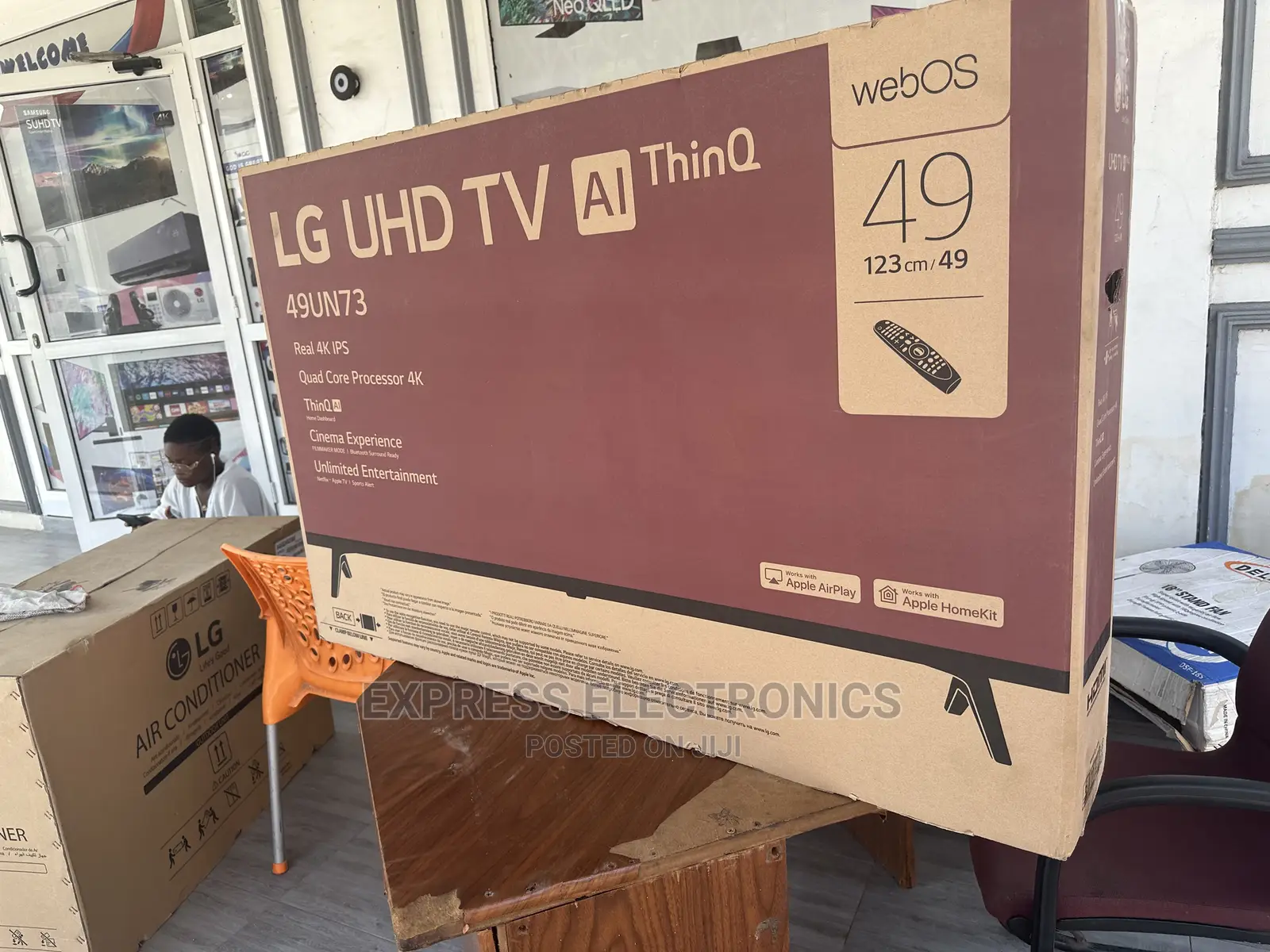 Energy Efficiency UHD Smart LG LED Display 49”Un73