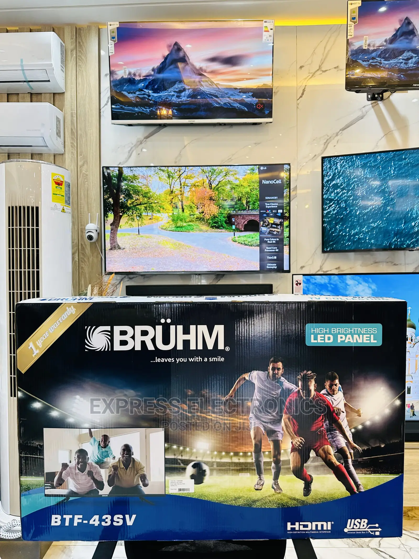 Best and Affordable Price Smart Bruhm 43”FHD Tv
