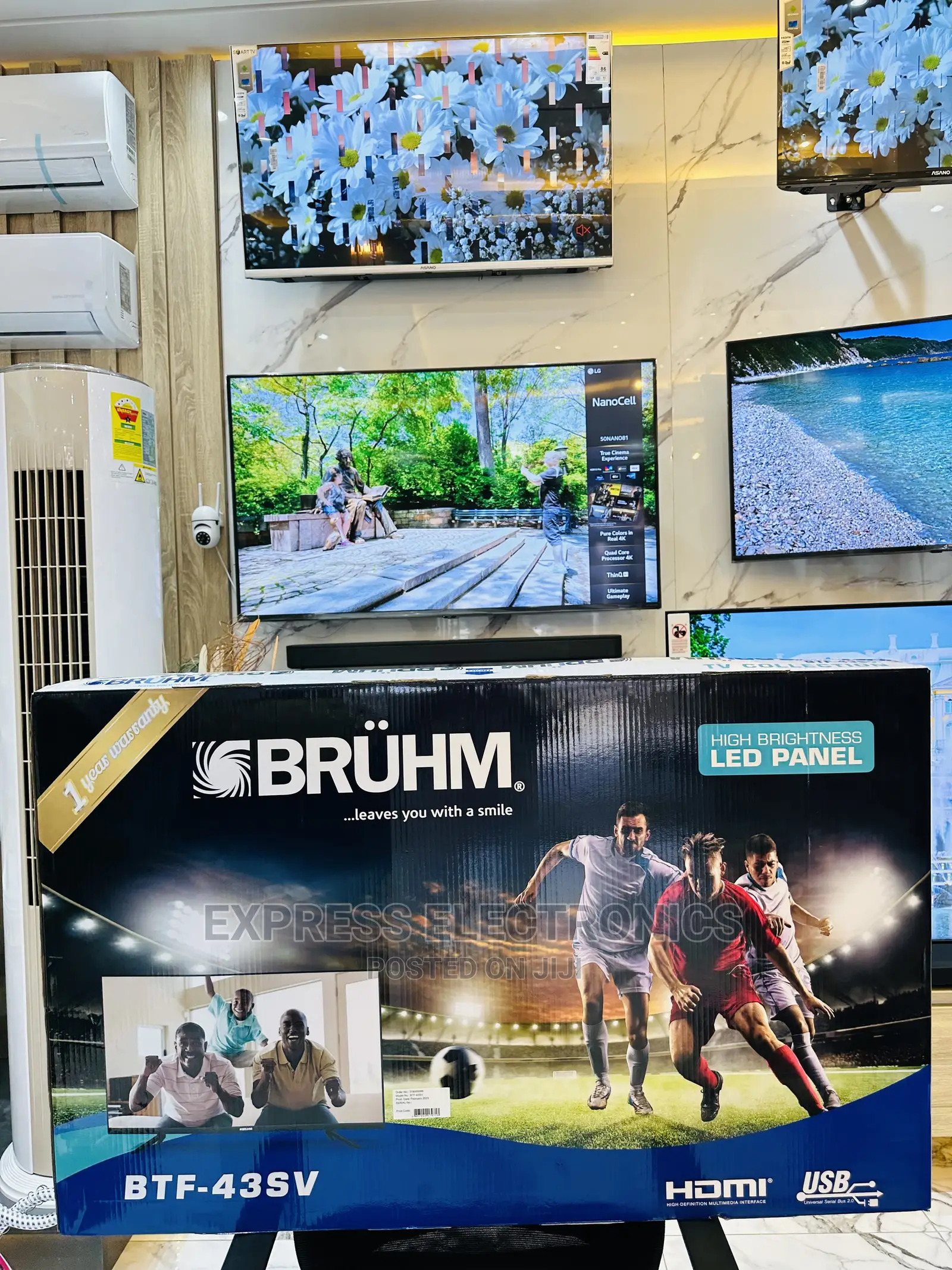 Best and Affordable Price Smart Bruhm 43”FHD Tv