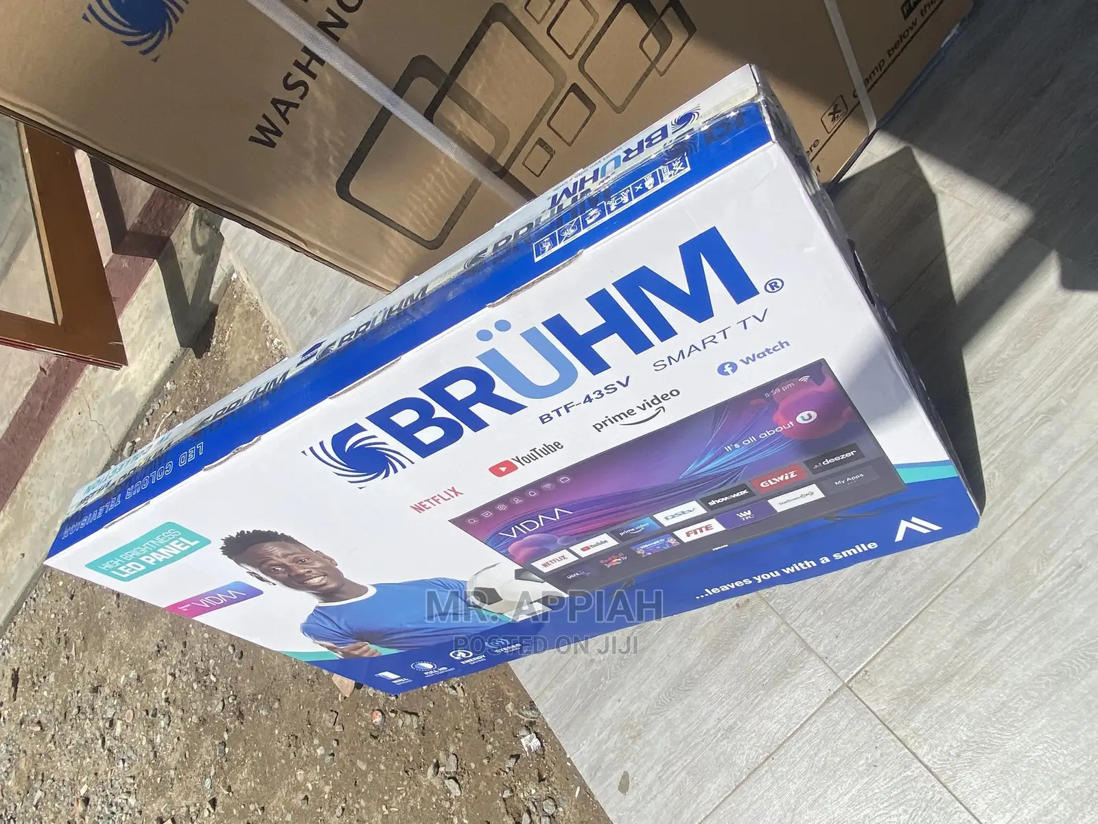 Durable and Affordable Bruhm 43” Tv 