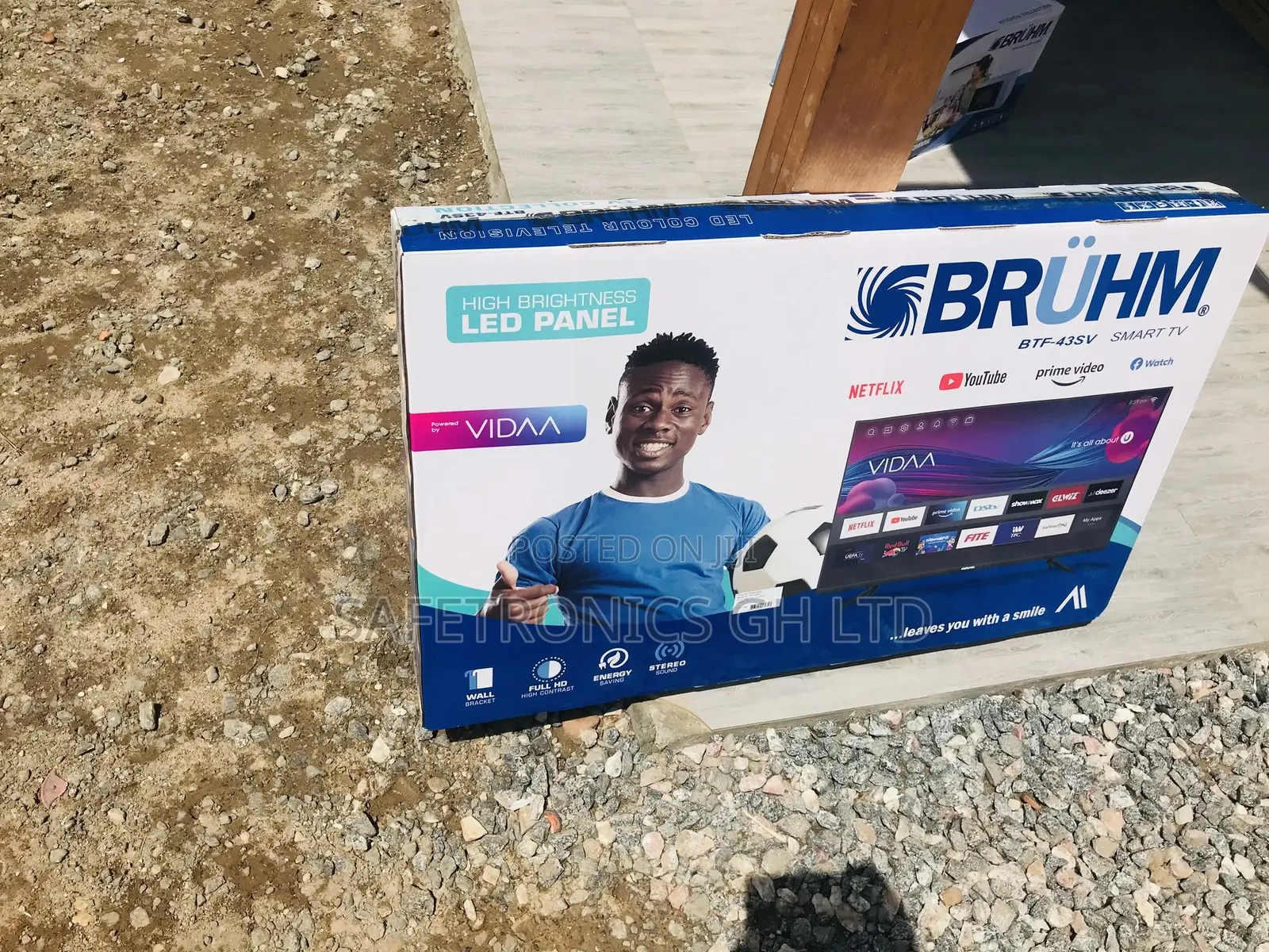 Available Bruhm 43′′ FULL HD Smart LED TV [ BTF-43SV]