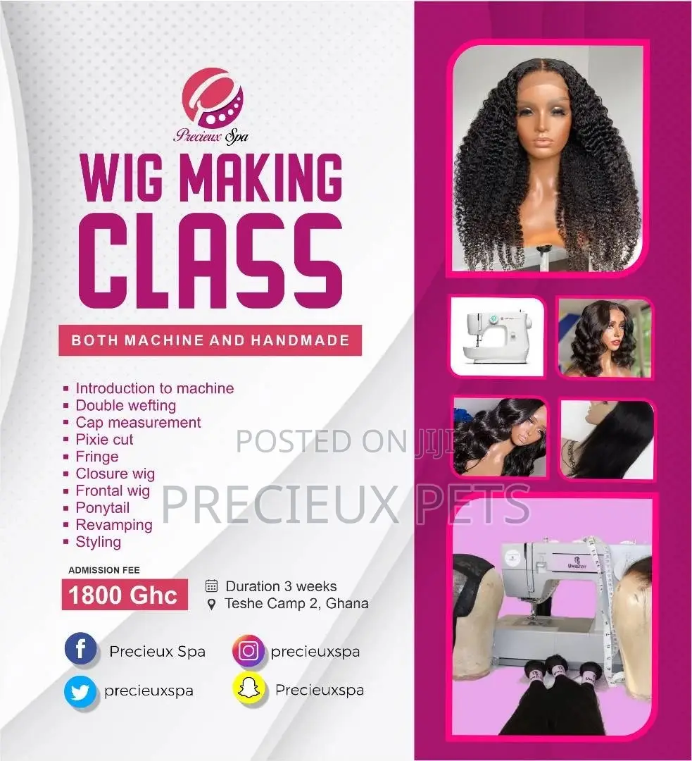 Machine Wig Training and Hand Made Training