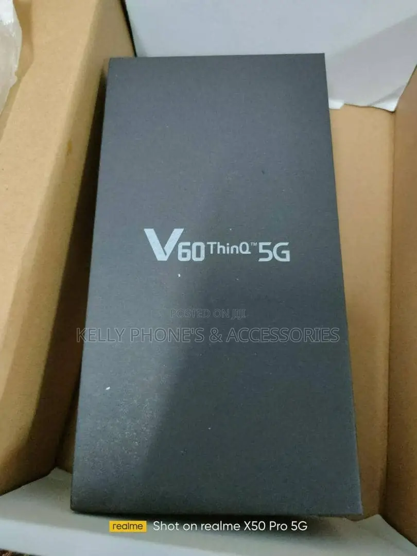 New LG V60 ThinQ 5G UW 128 GB Black