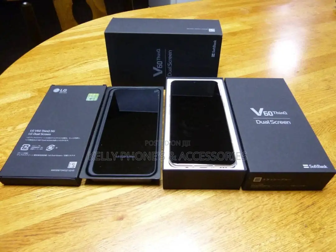 New LG V60 ThinQ 5G UW 128 GB Black