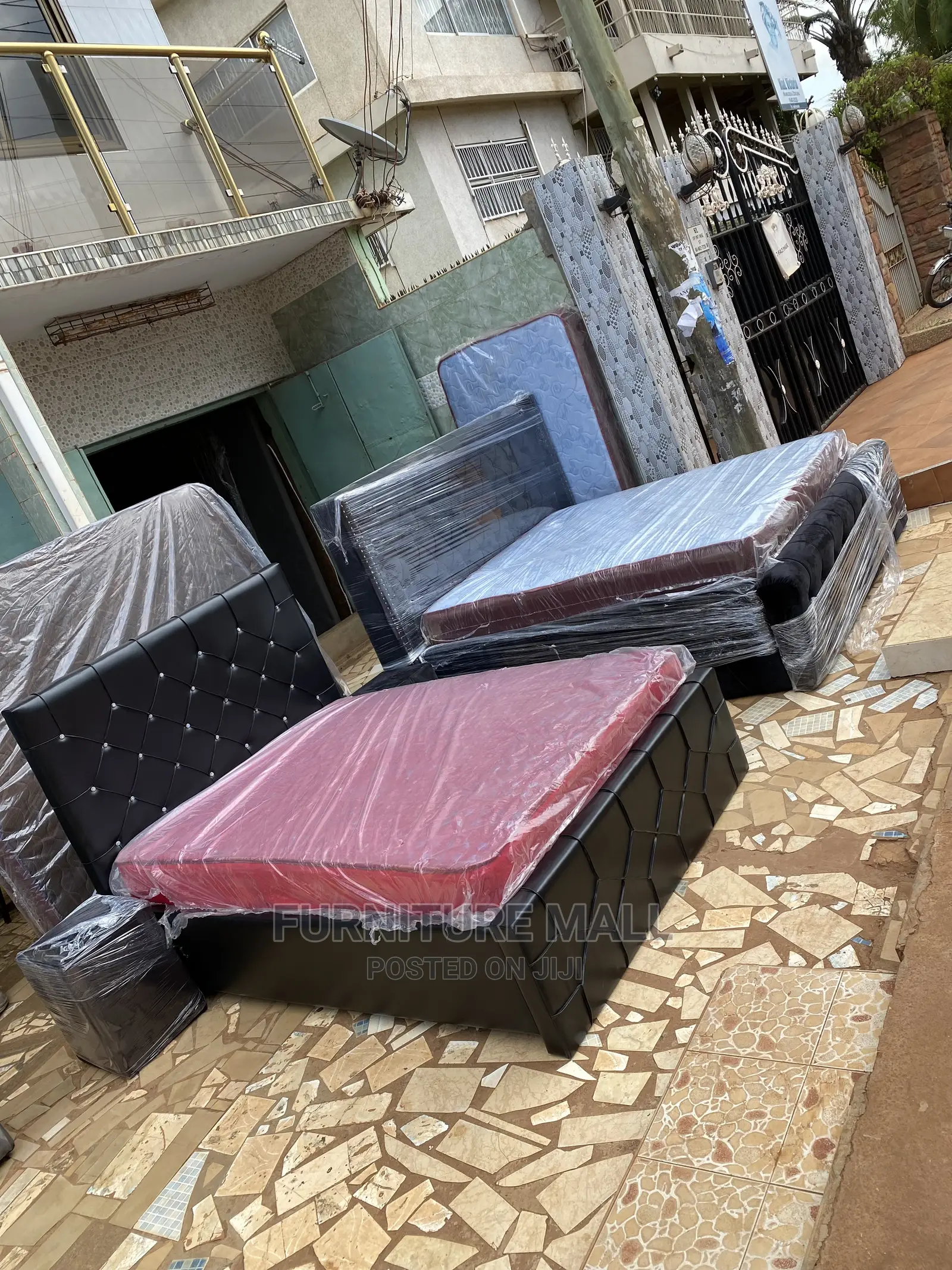 Sweet Double Bed With Mattress . Free Delivery