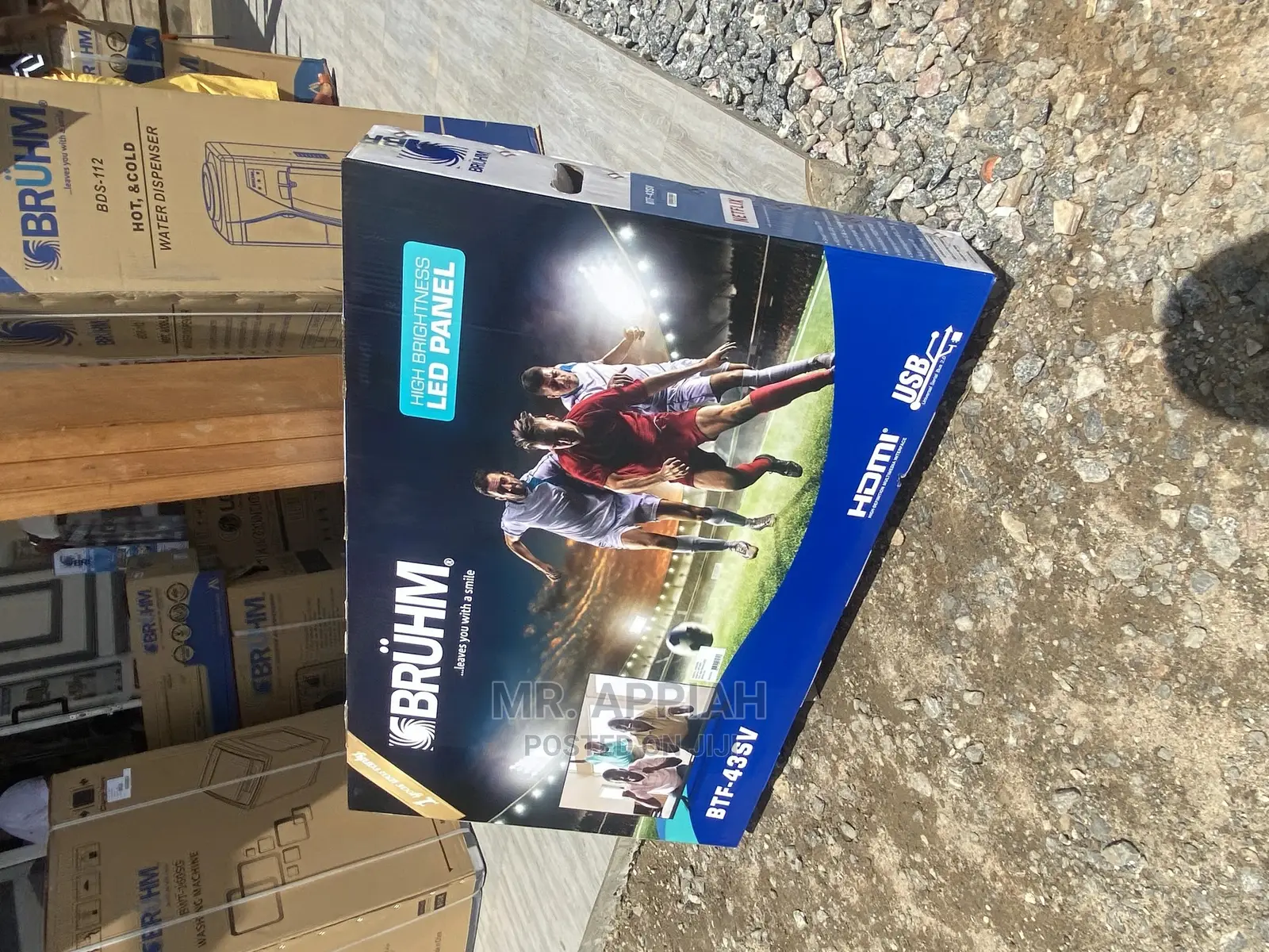 Affordable Bruhm Smart Tv With Free Wall Bracket Inside(43”)