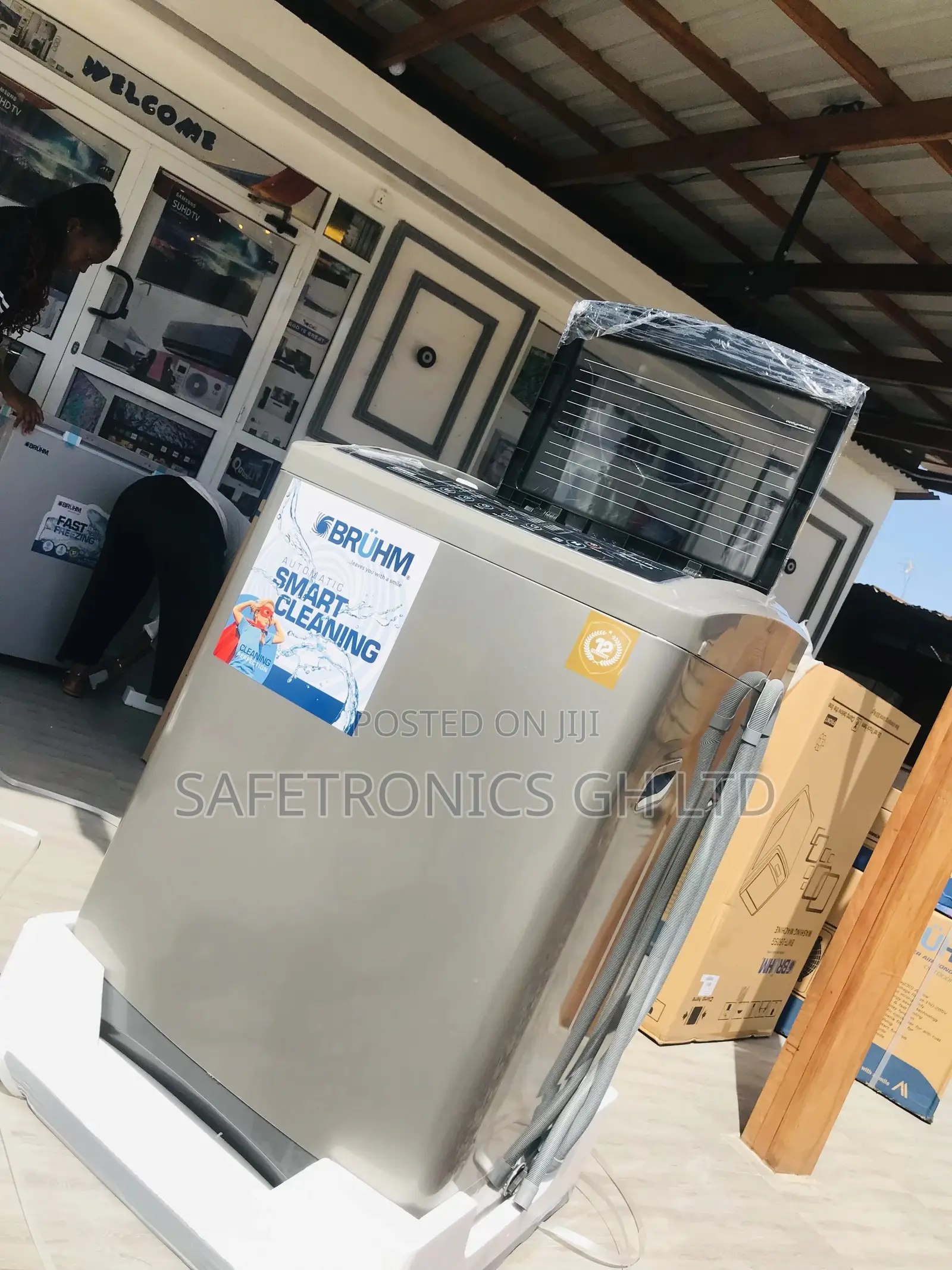 New Bruhm 16kg Top Load Fully Automatic Washing Machine [BWT