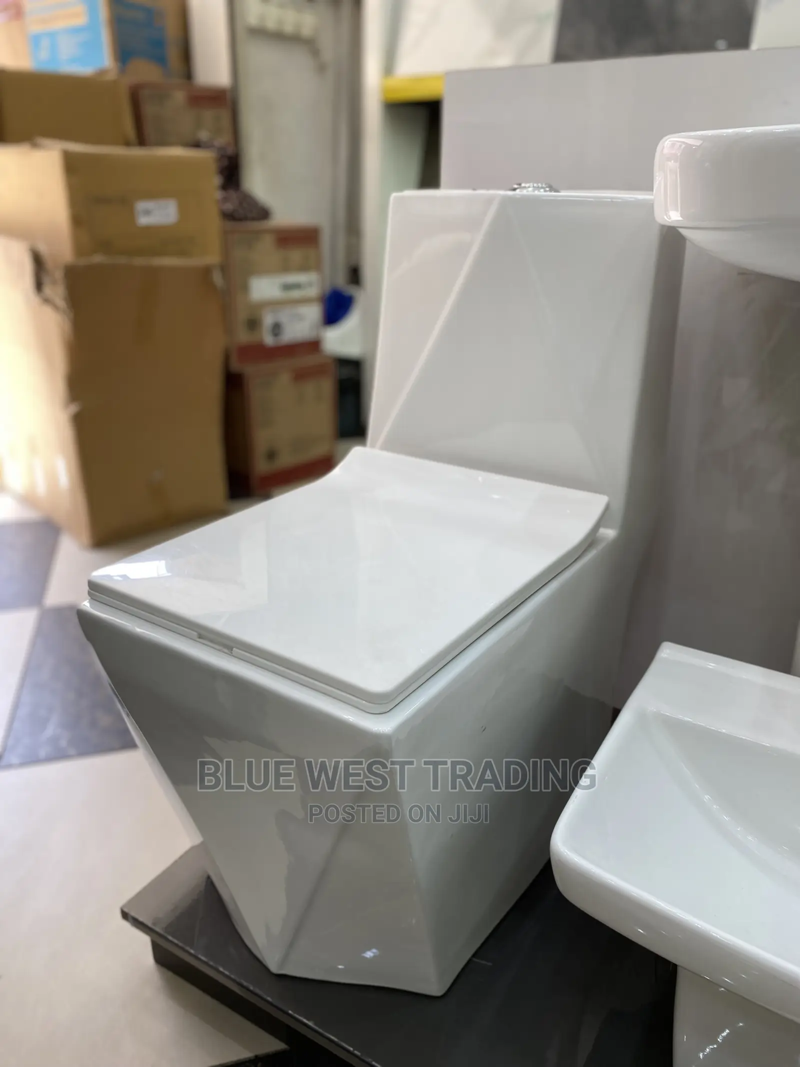 Water Closet - One Piece Water Closet - Diamond Shaped WC