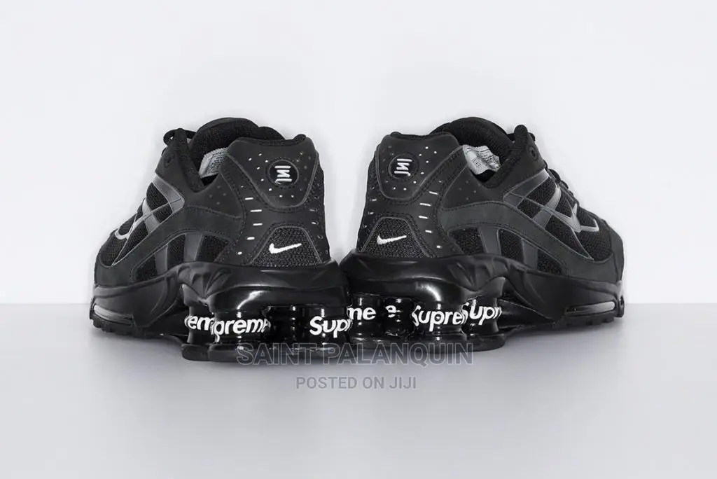 Black Supreme Nike Shox