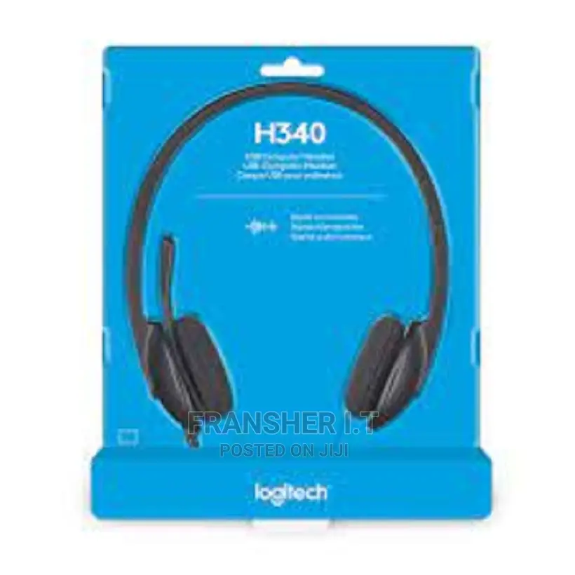 Logitech H340 USB PC Headset With Noise-Cancelling Mic