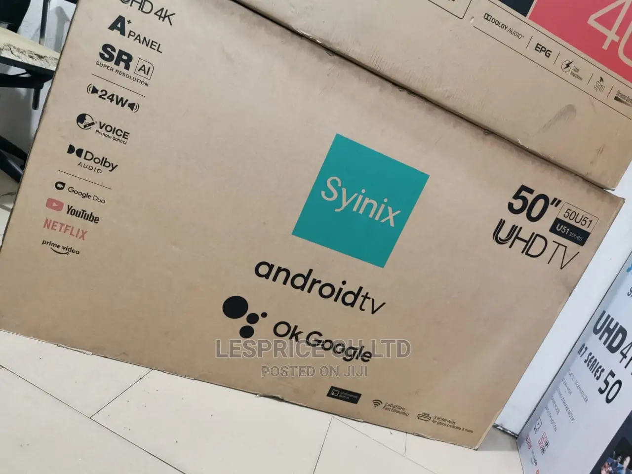 Quality Syinix 50 Smart Android UHD Tv