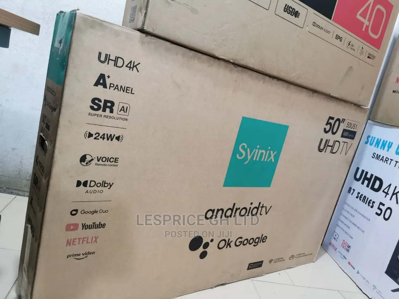 Quality Syinix 50 Smart Android UHD Tv