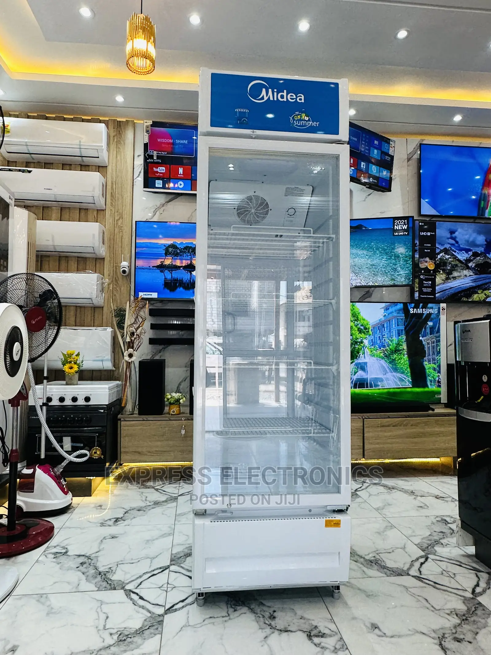 Foreign Standard of Midea Display 400L MDRZ432FZG21 Fridge