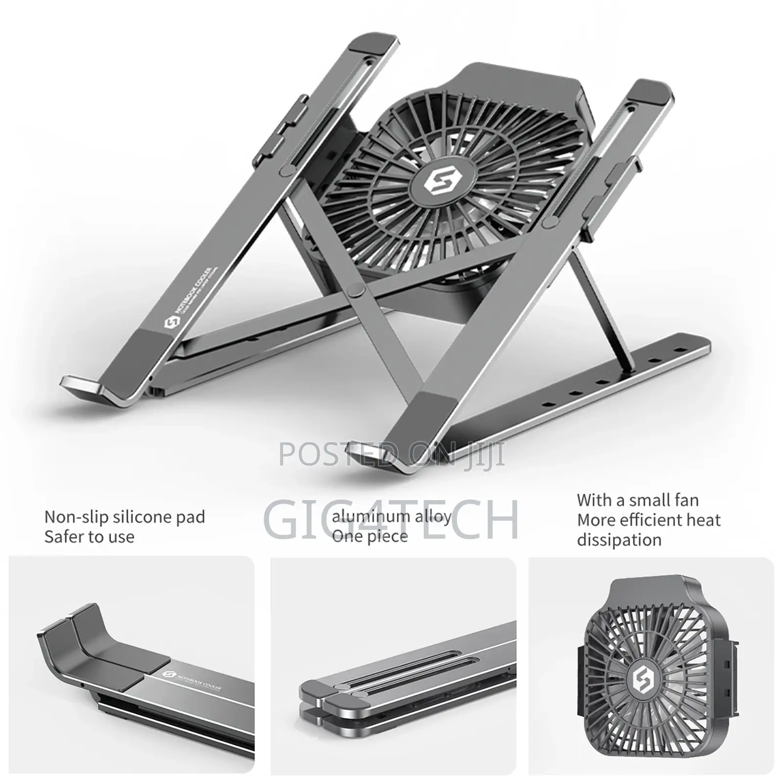 Laptop Stand Holder With Cooling Fan