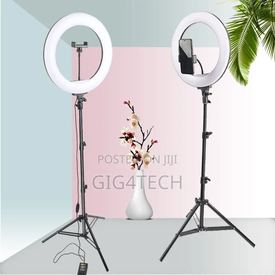 14 Inch Ring Light With Triple Colour Temperature Led