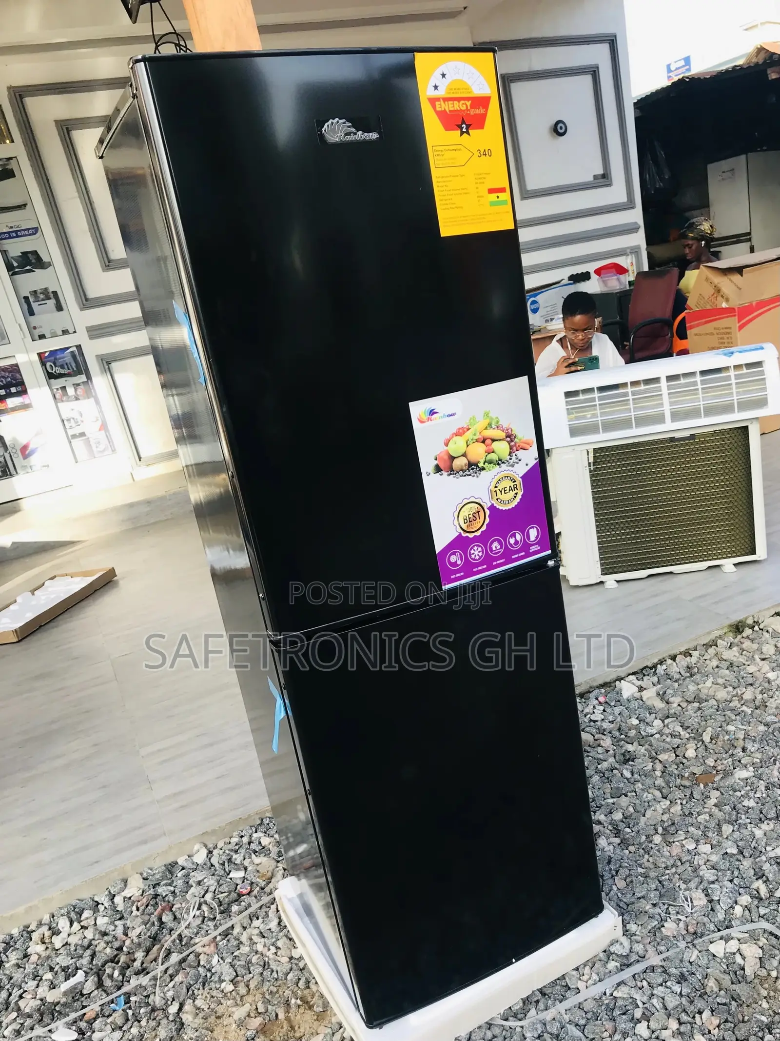 Touchable Rainbow 140 Liters RF-200B Refrigerator