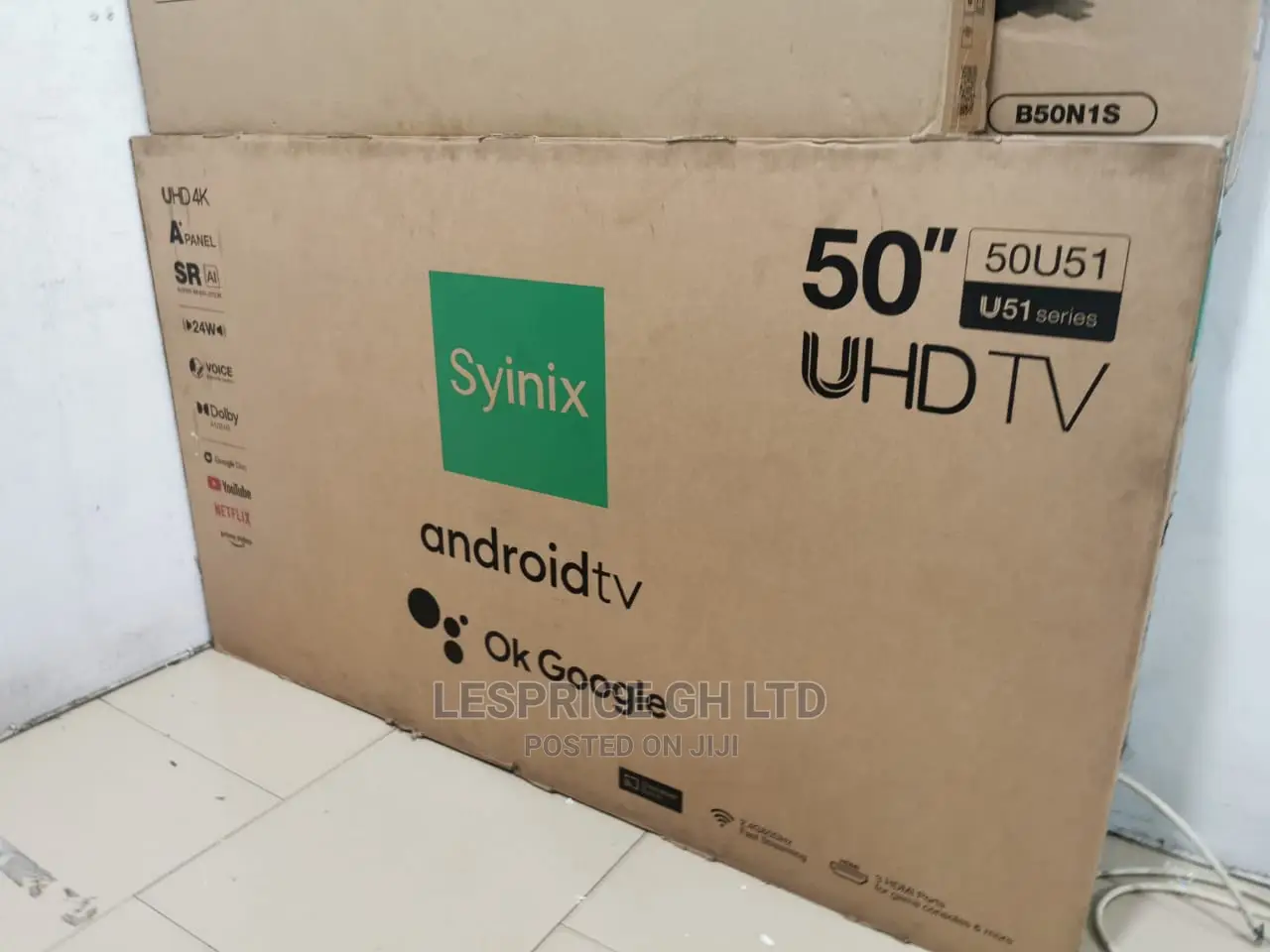 Tear Rubber Syinix 50 Smart Android UHD Tv