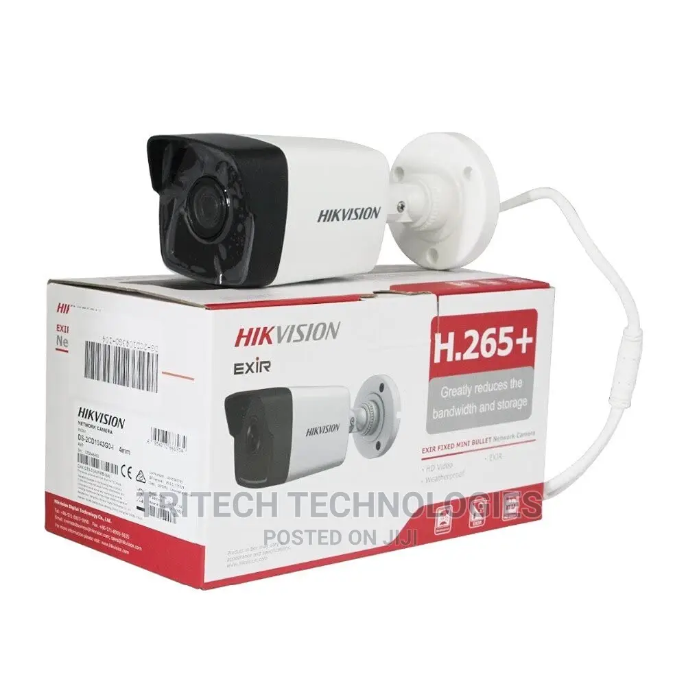 HIKVISION 4MP Fixed Bullet Network Camera DS-2CD1043GO-1