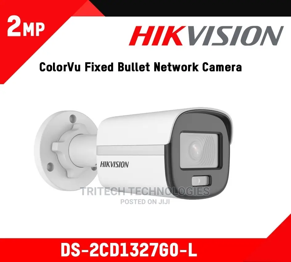 Hikvision Ds-2cd1027go-L 2mp Full Color Fixed Bullet IP