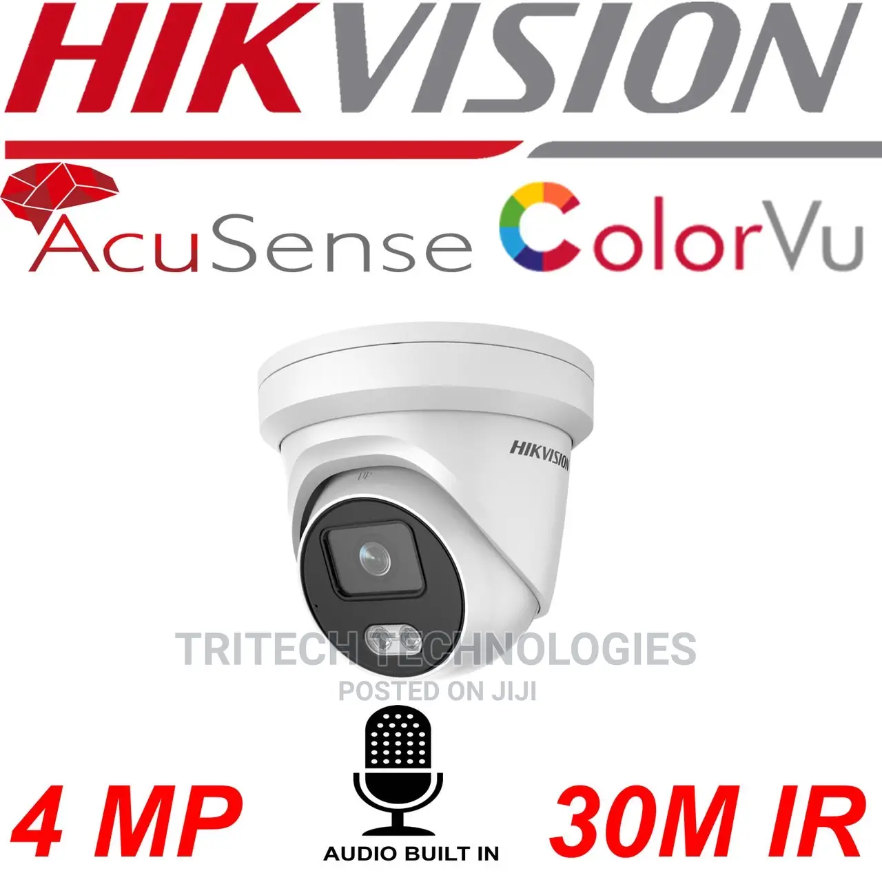 Hikvision Ds-2cd2347g2-L (U) 4mp Colorvu Network Camera