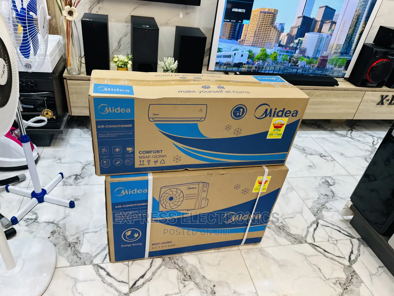 Energy Saving Technology MSAF-18CRN1 Midea Split R410 Gas