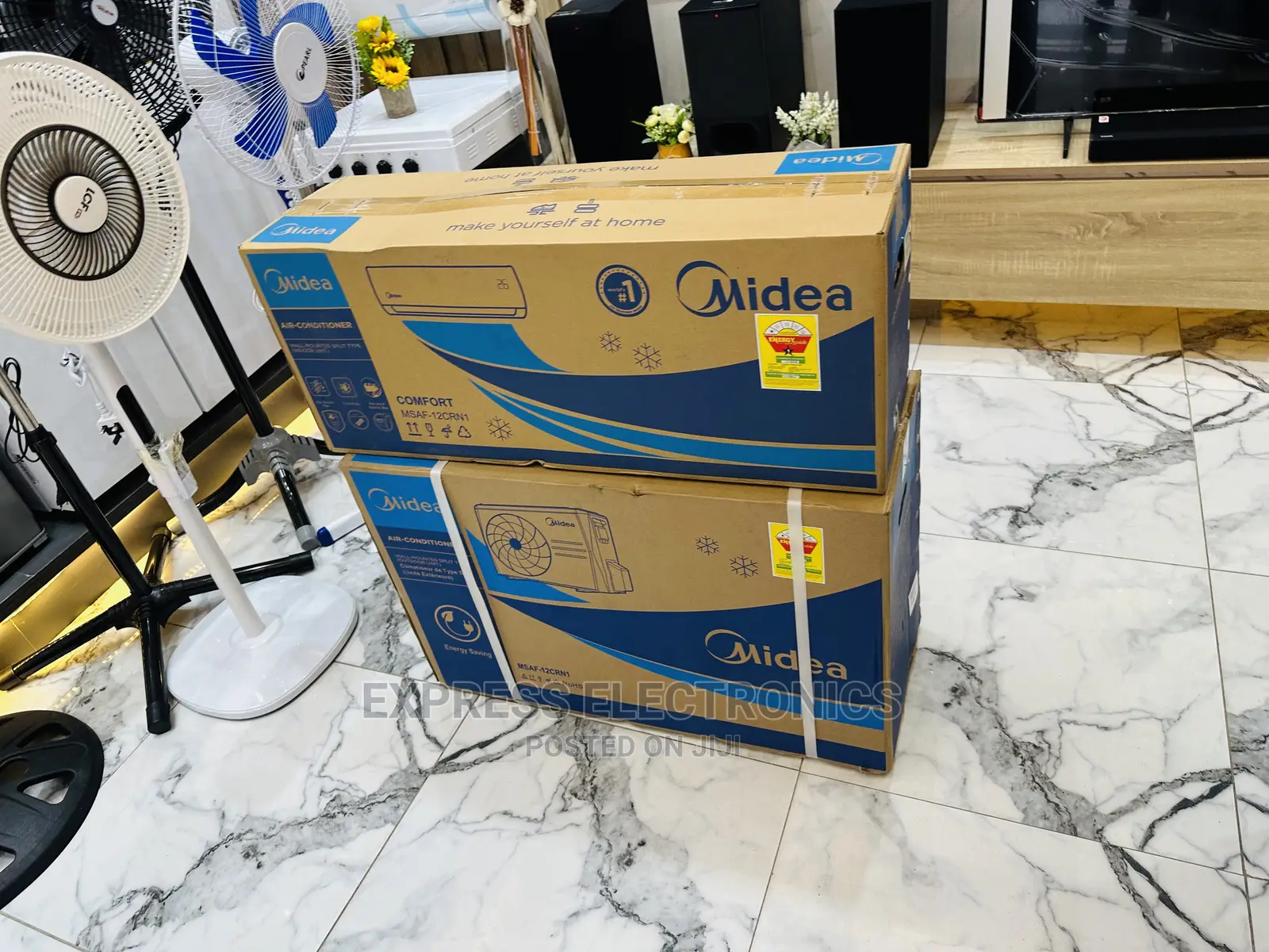Split Midea R410 Gas 1.5hp White Call and Order For