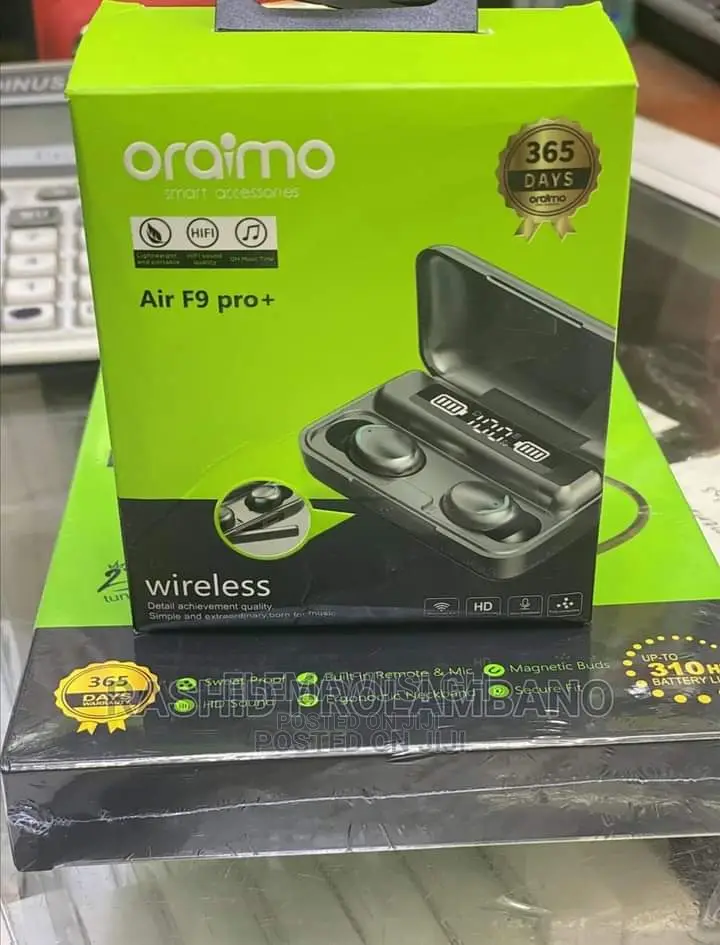 Oraimo F9pro Plus Wireless Earbuds + Power Bank