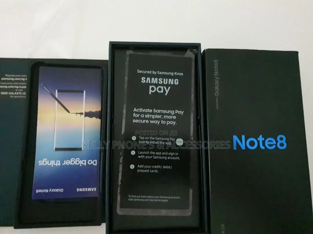 New Samsung Galaxy Note 8 64 GB Black