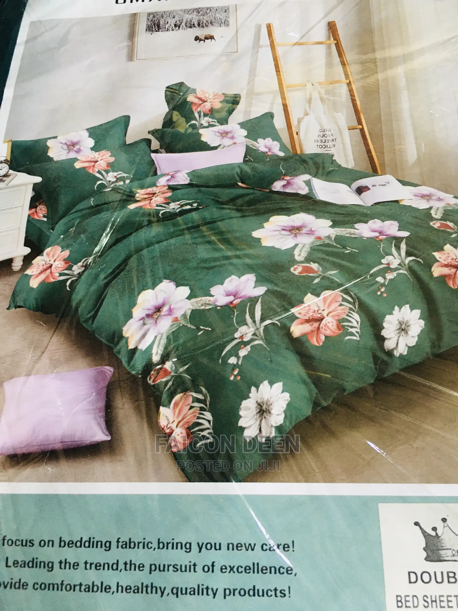 King/Queen Double Bedsheets (100 % Cotton)In Diff Colors
