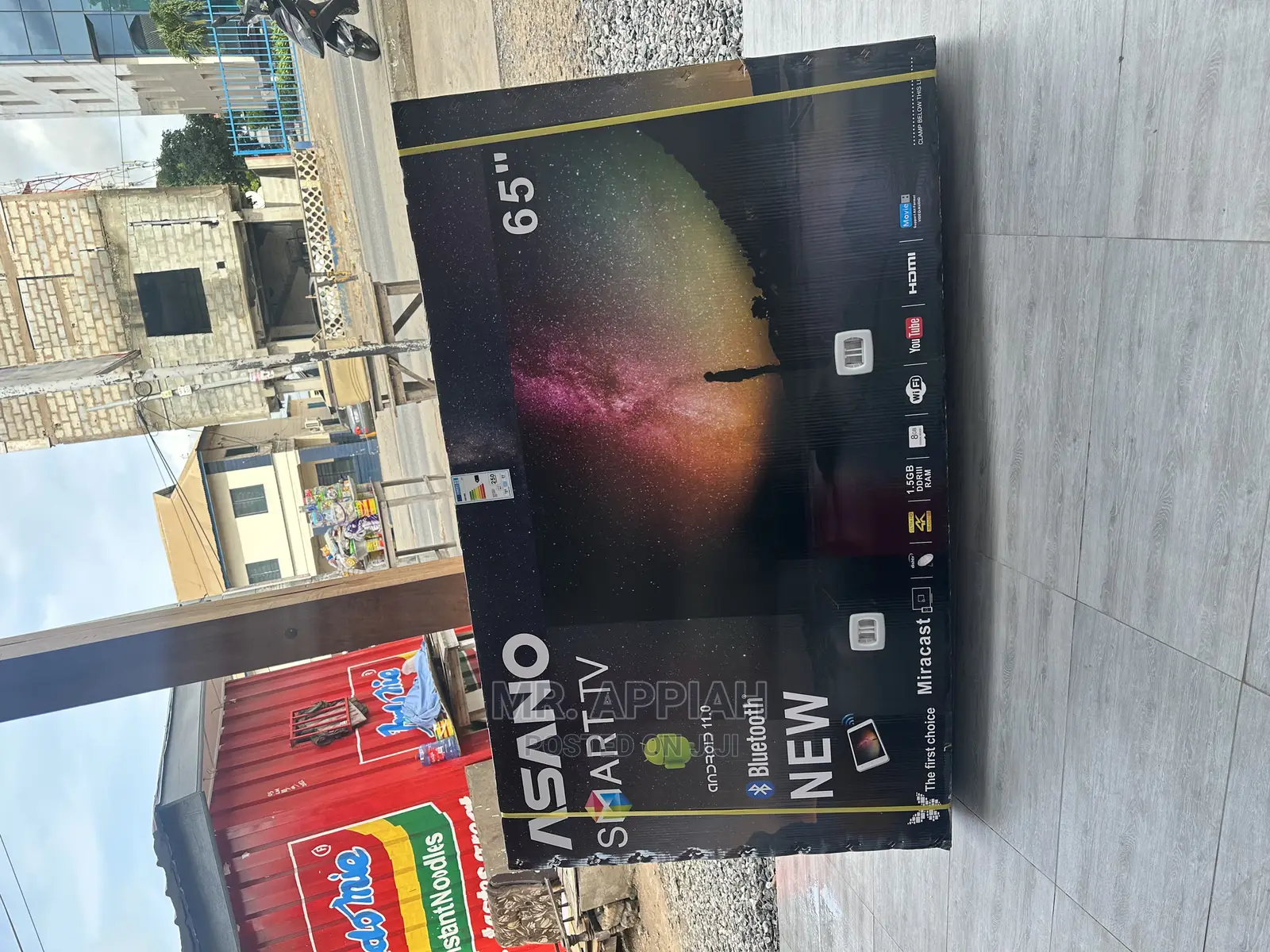 Get Asano 65” Tv for a Better Viewing Experience + Bluetooth