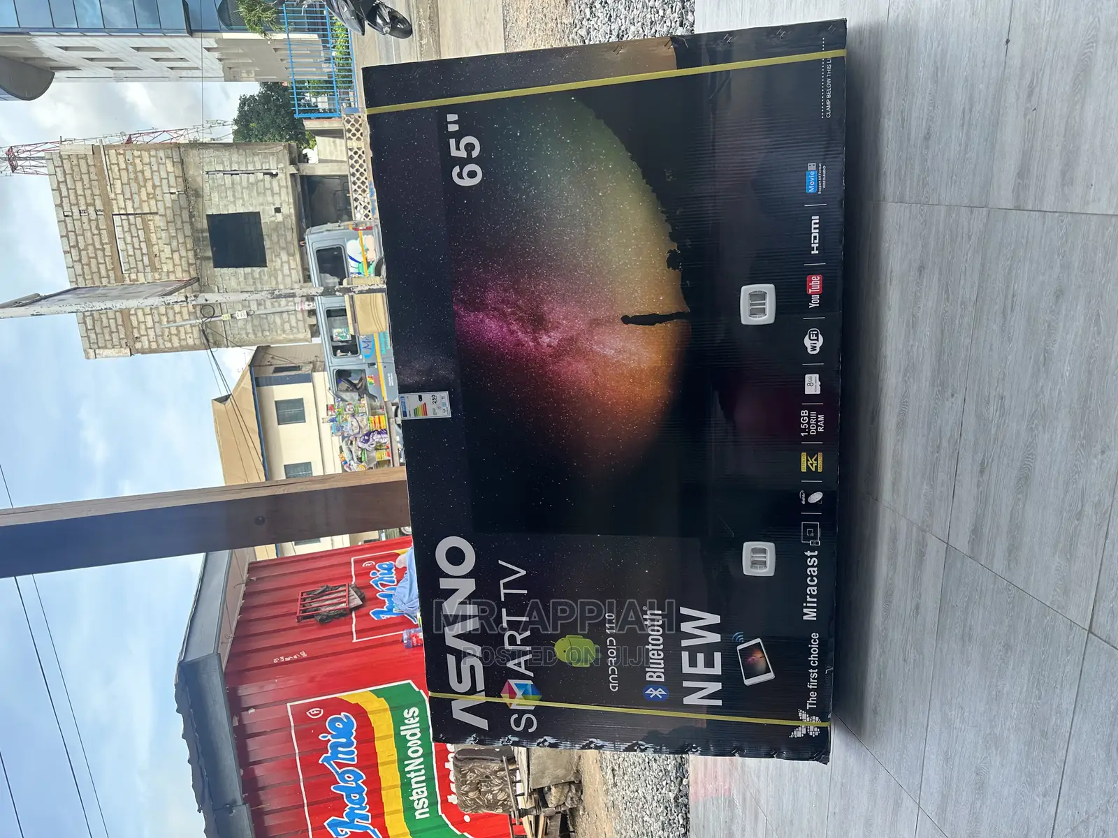 Get Asano 65” Tv for a Better Viewing Experience + Bluetooth