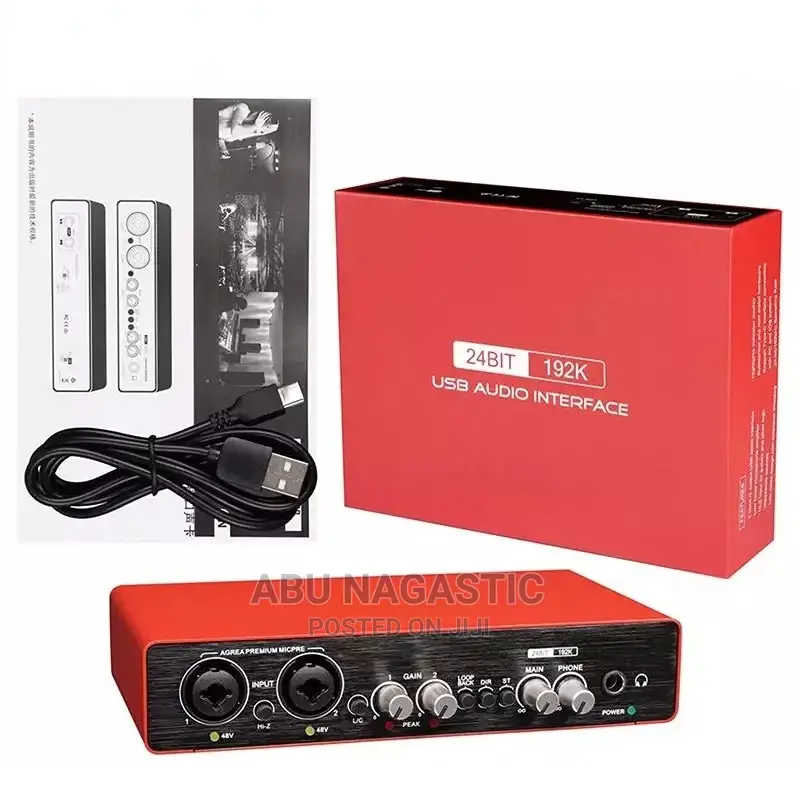 Brand New Studio Sound Card Recording