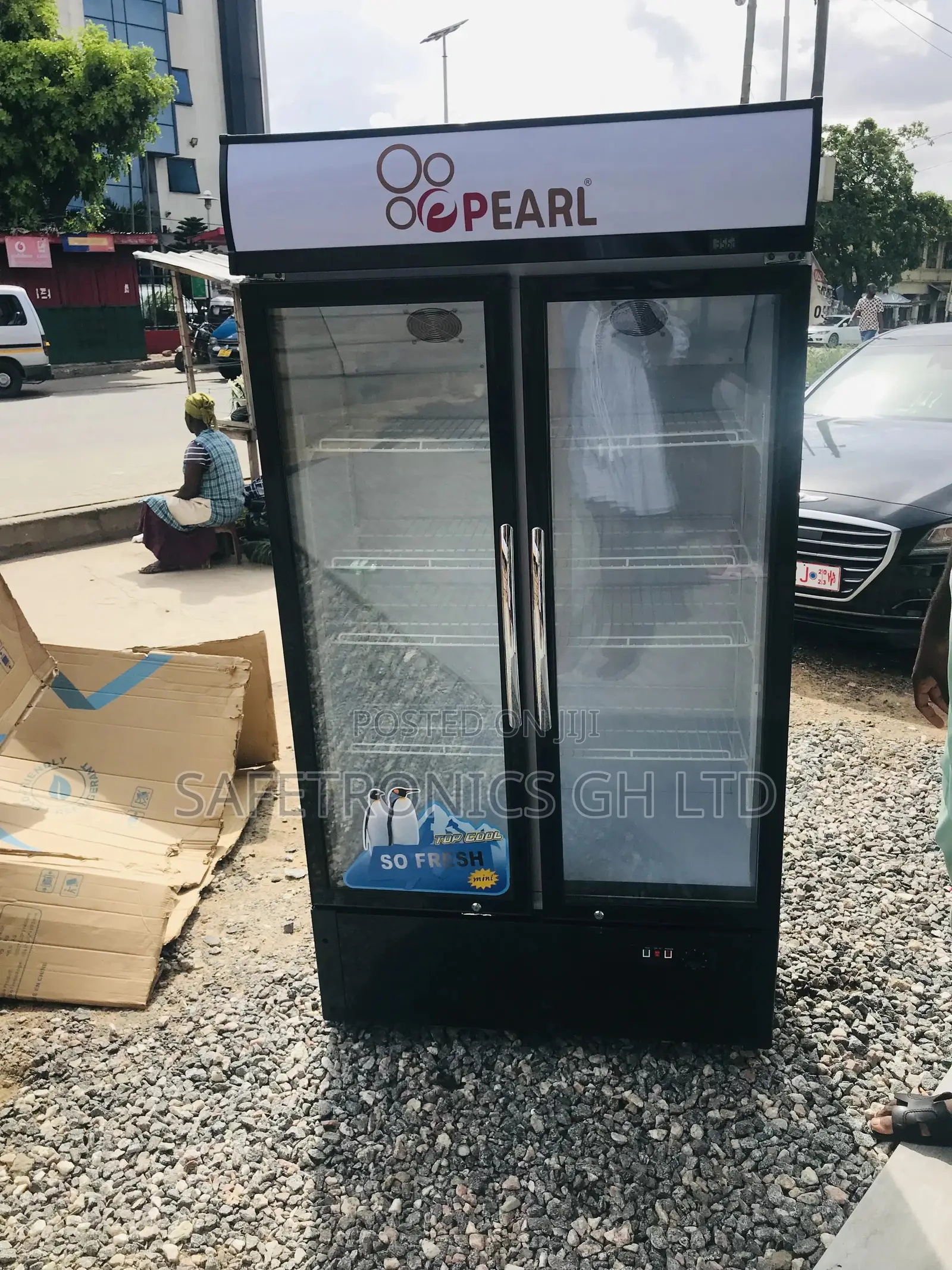 Adorable PVC-74 ,568 Litres 2door Pearl Display Frigdge