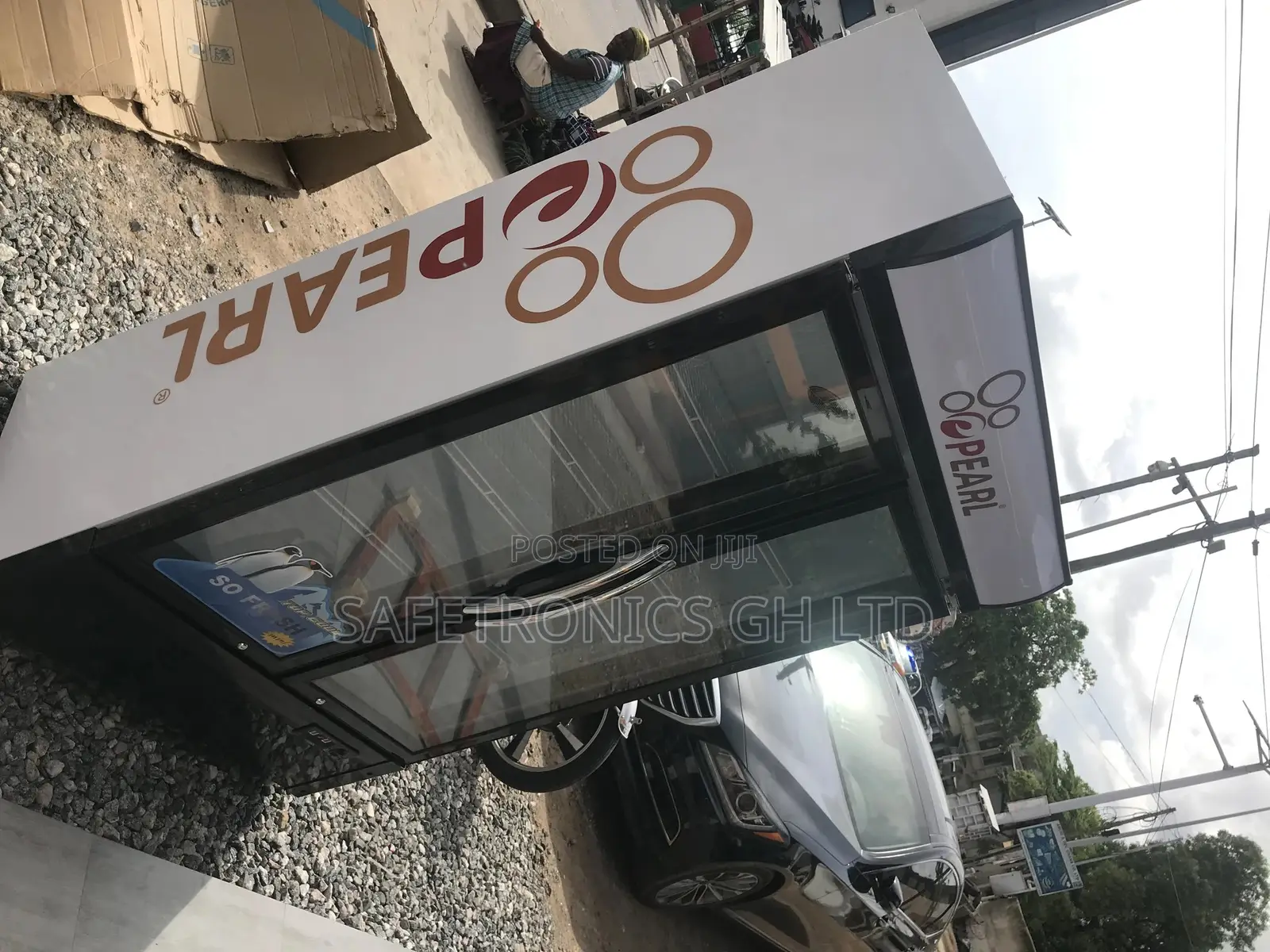 Nice PVC-74 ,568 Litres 2door Pearl Display Frigdge