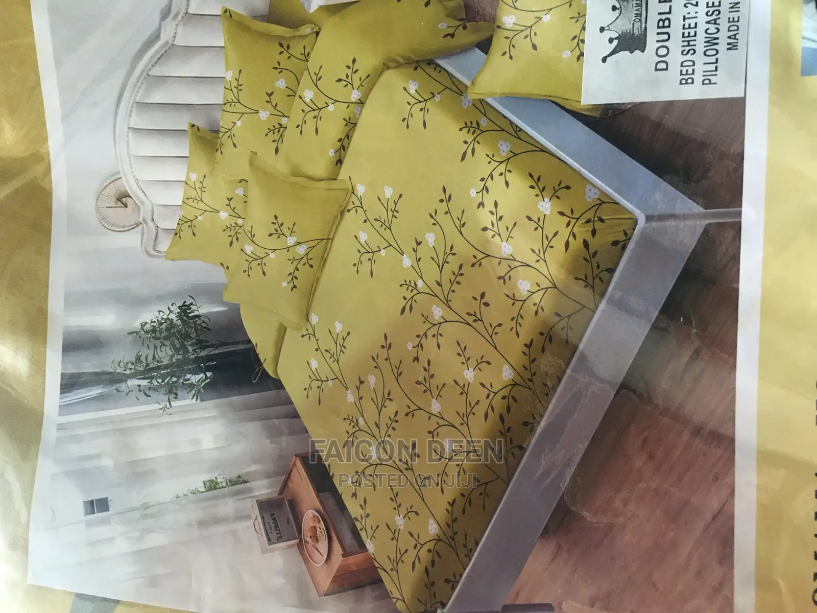 Luxurious High Quality Bedsheets (100% Cotton)In Diff Colors