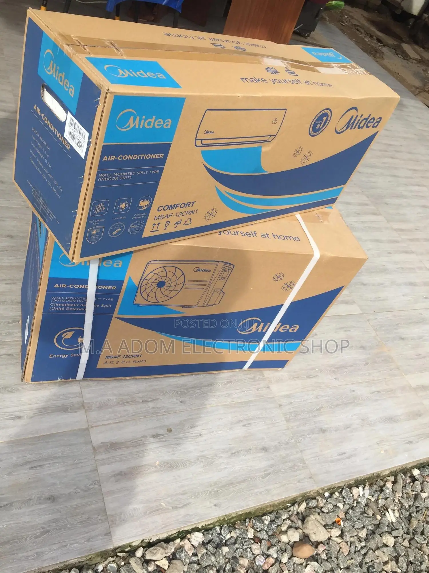 More Advanced Midea MSAF-12CRN1 1.5HP R410 Split AC