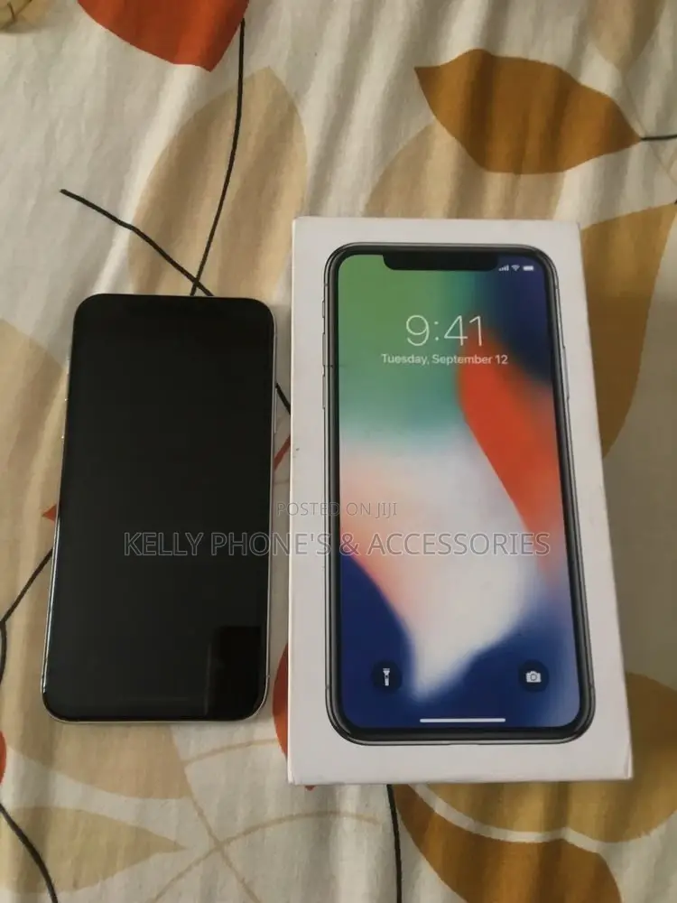 New Apple iPhone X 256 GB Black