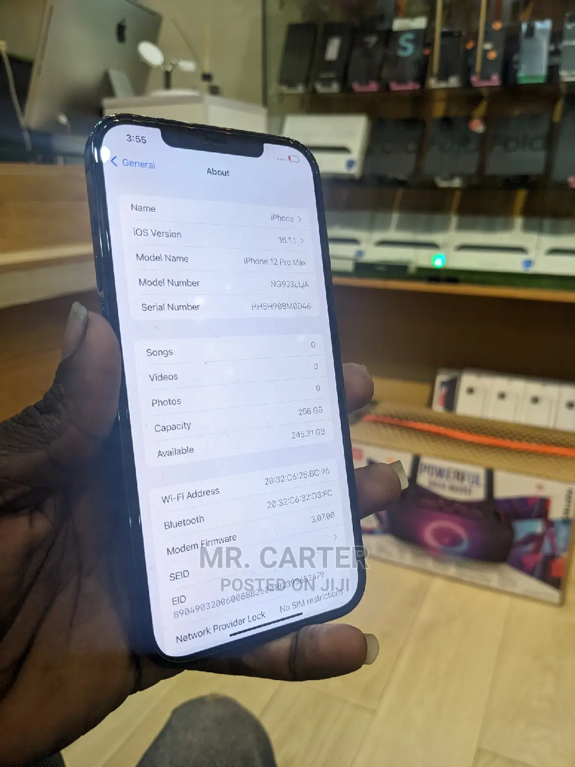 New Apple iPhone 12 Pro Max 256 GB Blue