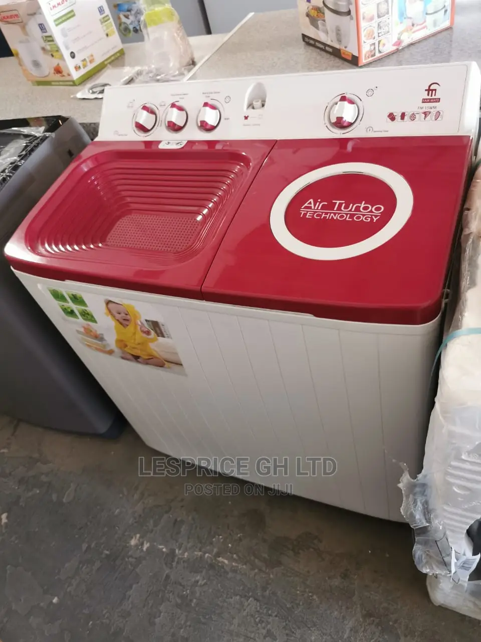 Super Cool Fairmate Semi-Automatic Washing Machine 15kg