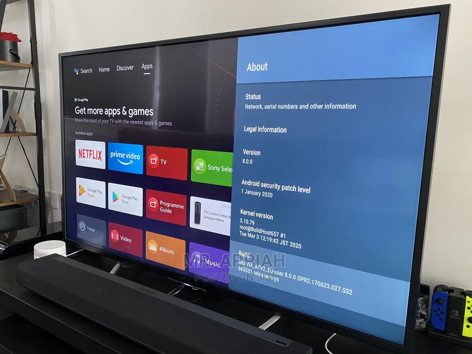 Durable and Affordable Sony Satelite 55X81J Smart Tv