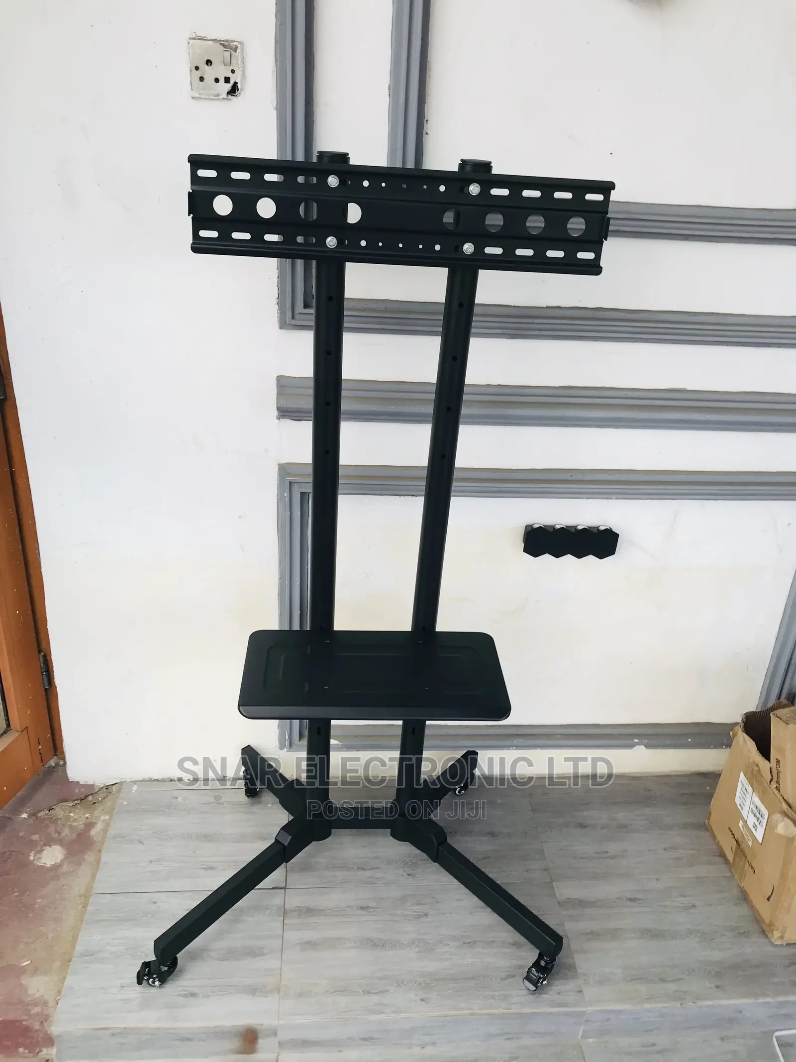 Effectively TV Trolley Stand, 37-70" With Shelf and Wheels